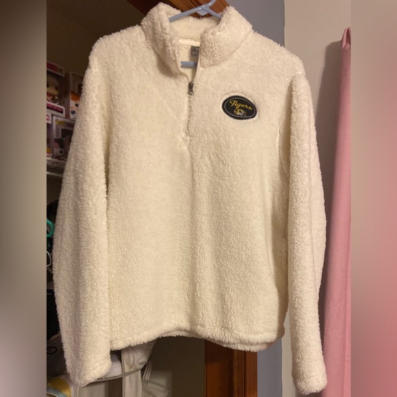 Knights Apparel Sweaters - Missouri Tigers Sherpa Quarter Zip Sweater